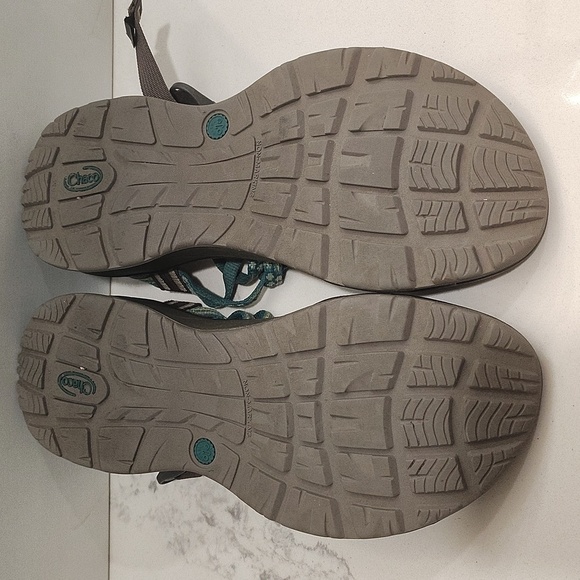 Chaco Updraft Ecodraft ZX2 women's Size 9 Sandals Green Yellow - Picture 5 of 12